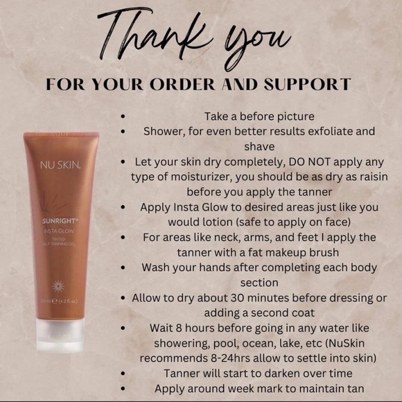 Insta Glow Sunless Tanner - Picture 3 of 6